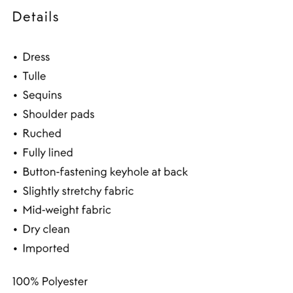 Retrofete Flynn Sequined Tulle Mini Dress Copper Bronze Small - Picture 9 of 9